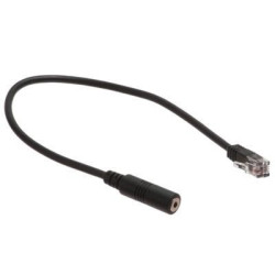 Telephone Adapter - 2.5mm TRRS Female to RJ9 Male - 1 FT