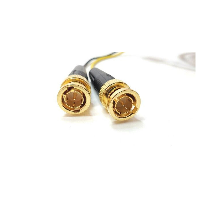 Wassalat Assembled S-Video Cable - Male to Dual BNC Male