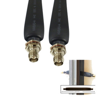 TNC Female To TNC Female Coaxial Flat Cable