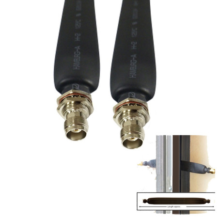 TNC Female To TNC Female Coaxial Flat Cable