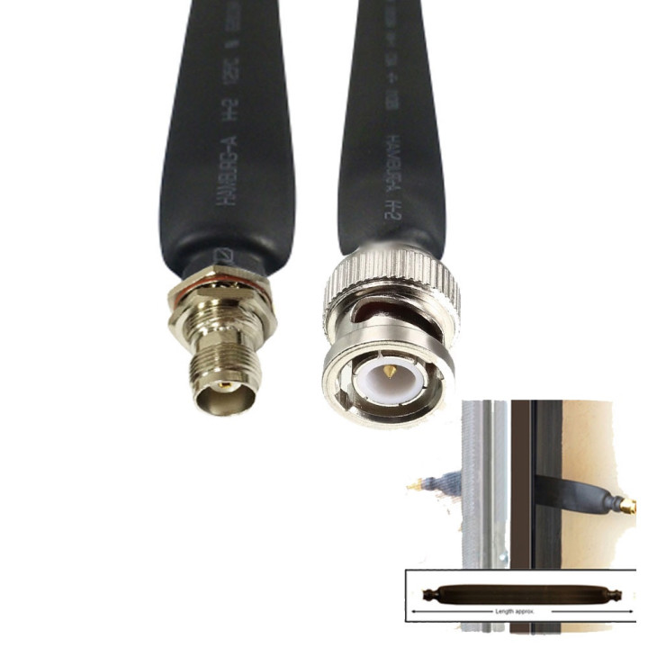 TNC Female To BNC Male Coaxial Flat Cable