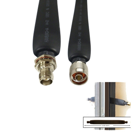 TNC Female To N Male Coaxial Flat Cable