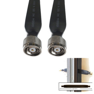 TNC RP-Male To TNC RP-Male Coaxial Flat Cable