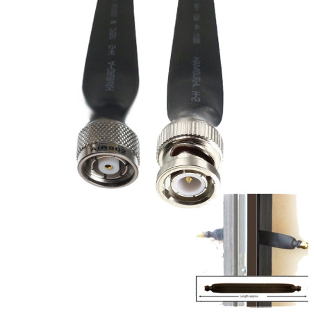 TNC RP-Male To BNC Male Coaxial Flat Cable