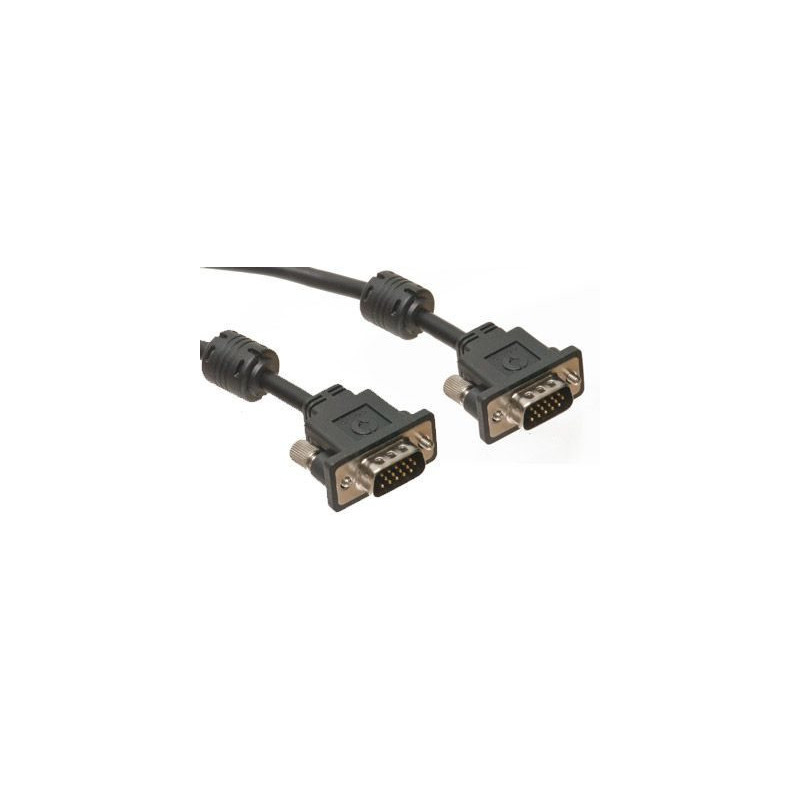 Low Profile HD15 VGA Cable - Male/Male
