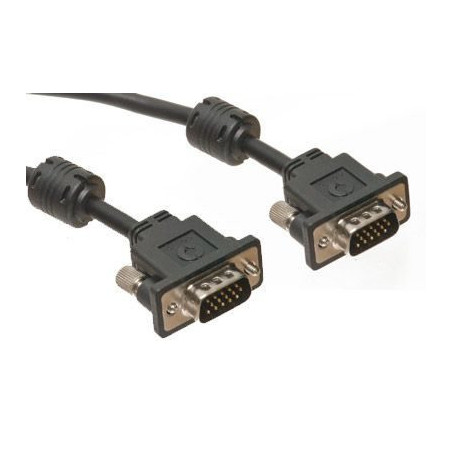 Low Profile HD15 VGA Cable - Male/Male