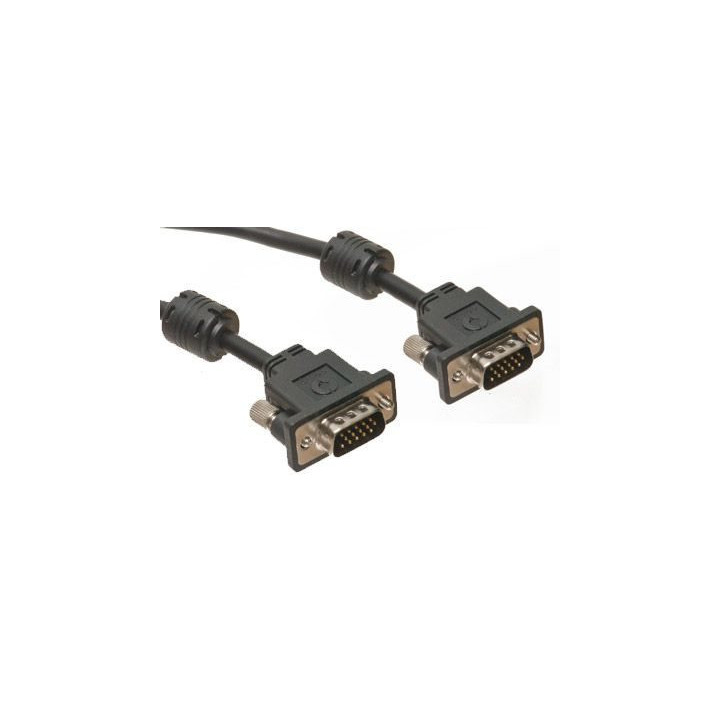 Low Profile HD15 VGA Cable - Male/Male