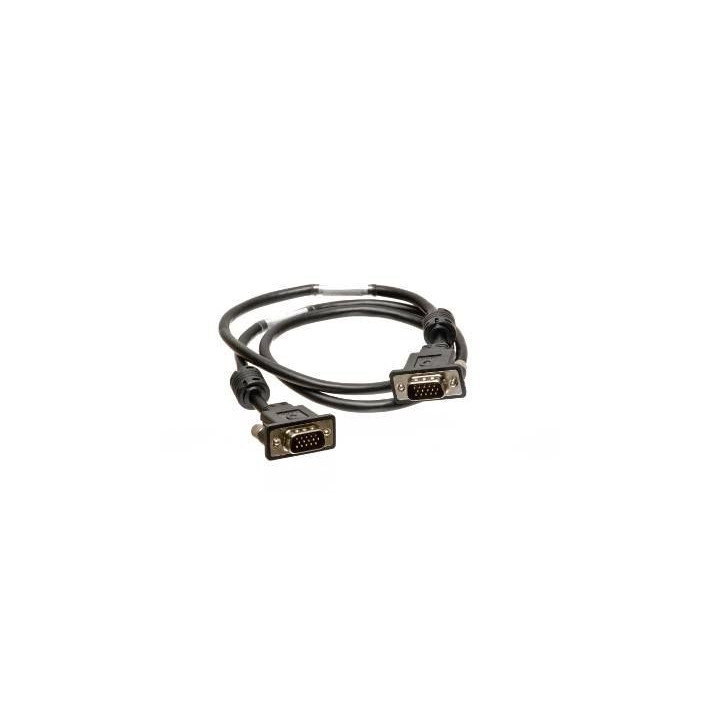Low Profile HD15 VGA Cable - Male/Male