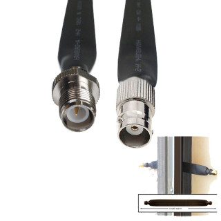 TNC RP-Female To BNC Female Coaxial Flat Cable