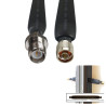 TNC RP-Female To N Male Coaxial Flat Cable