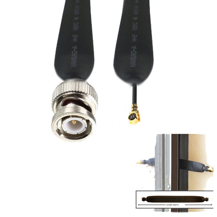 BNC Male To IPEX Coaxial Flat Cable