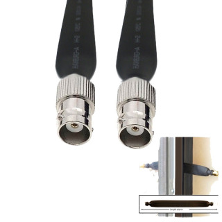 BNC Female To BNC Female To Coaxial Flat Cable