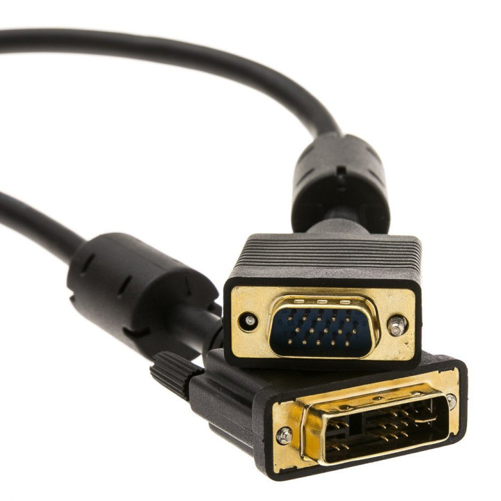 DVI-A Male to VGA Male Analog Video Cable