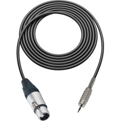 XLR Female to 3.5mm TRS Stereo Male, Balanced Cable