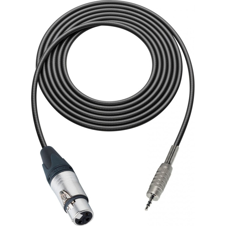 XLR Female to 3.5mm TRS Stereo Male, Balanced Cable