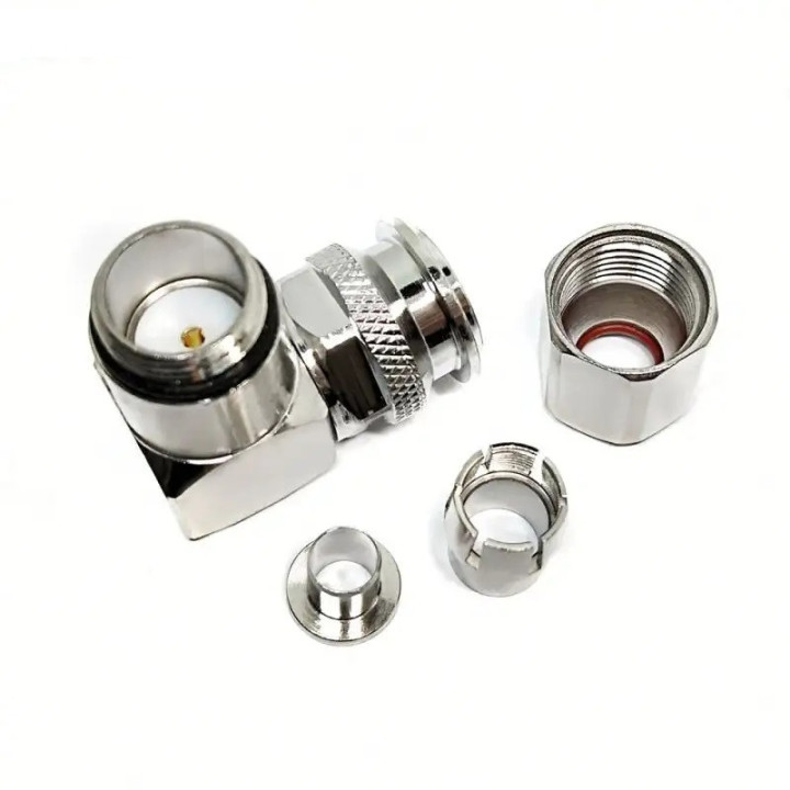 Rosenberger TNC Connector, 50Ω Right Angle Plug – Clamp Termination for Cable Mounting