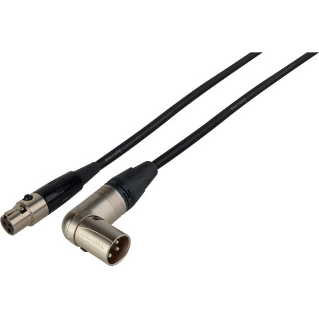 Wassalat XLR Pro Audio Cable Assembly, XLR Male Right Angle - XLR Female