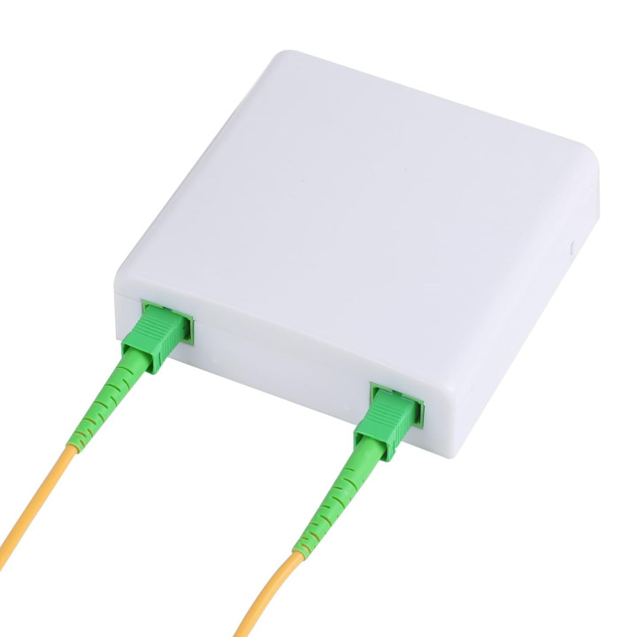2 Core Fiber Distribution Box – Weatherproof FTTH Termination Enclosure