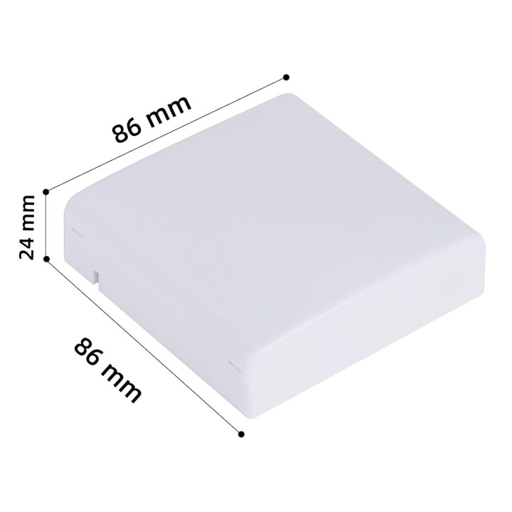 2 Core Fiber Distribution Box – Weatherproof FTTH Termination Enclosure