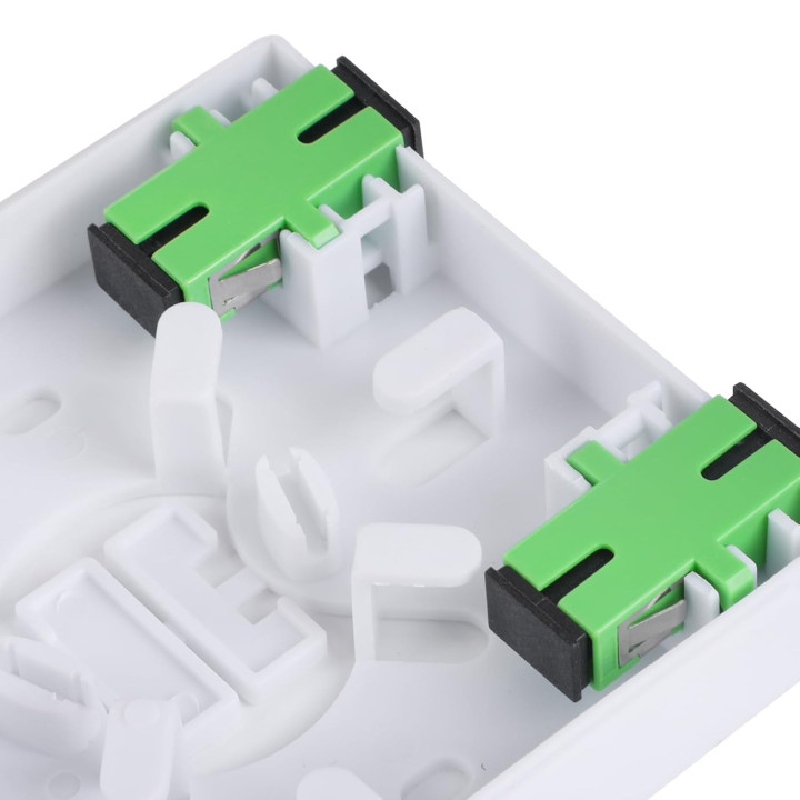 2 Core Fiber Distribution Box – Weatherproof FTTH Termination Enclosure