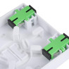 2 Core Fiber Distribution Box – Weatherproof FTTH Termination Enclosure