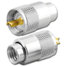 UHF PL259 Connector for LMR400, RG213, TZC 500 | RF Coaxial Connector – Wassalat