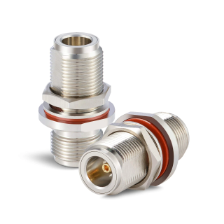 Ericsson N-Type Female to N-Type Female Coaxial Bulkhead Inline Coupler – RF-N101B