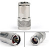N-Type Straight Clamp Plug – Compatible with RG-8, RG-213, RG-225 , TZC500 (50 Ohm)