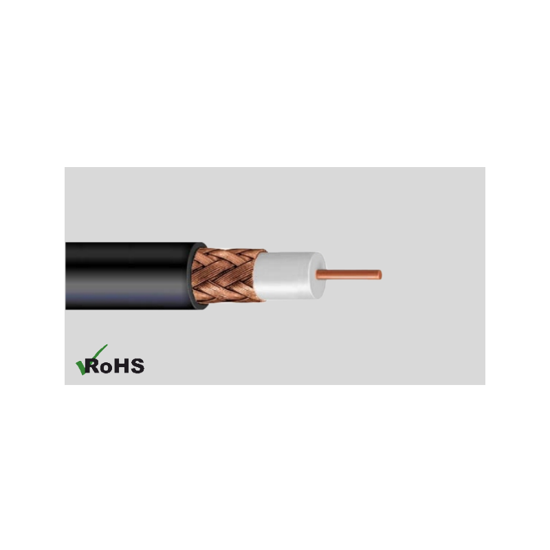 Draka Coax6 CT 15 A RG11 Coaxial Cable – Professional 75 Ohm Low-Loss Cable