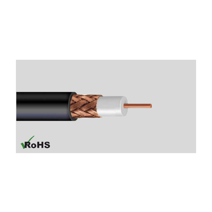 Draka Coax6 CT 15 A RG11 Coaxial Cable – Professional 75 Ohm Low-Loss Cable