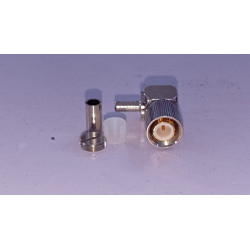 1.6/5.6 Male Plug Right Angle Crimp L9 Connector for Flex-3 Coaxial Cable