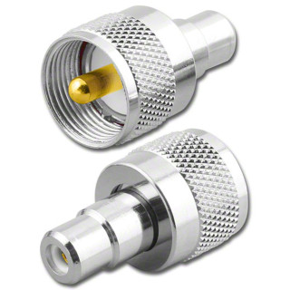 RCA Female to UHF PL259 Male Adapter | RF Coaxial Connector