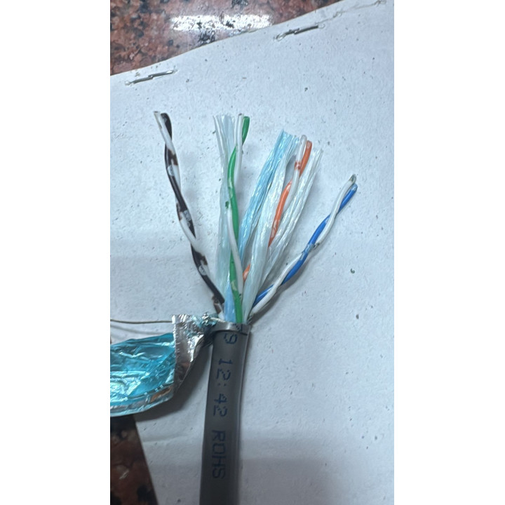 Category 5e S/FTP Cable – Double Shielded High-Performance Ethernet Cable