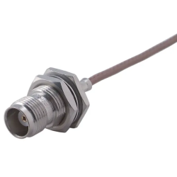 TNC Female Bulkhead Connector with 15 cm Wire Ends