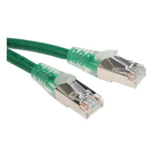 Cat5e RJ45 Ethernet Cable -Shielded 26 AWG PVC Jacket - Green ,