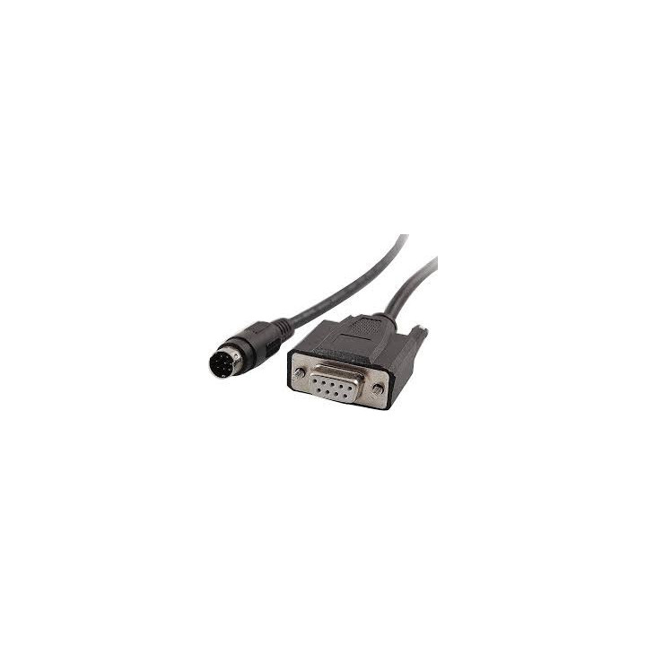 DB9 to 8-Pin Mini-DIN PLC Serial Cable