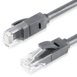 Cat5e RJ45 Ethernet Cable -Shielded 26 AWG PVC Jacket - Black ,