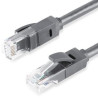 Cat5e RJ45 Ethernet Cable -Shielded 26 AWG PVC Jacket - Black ,
