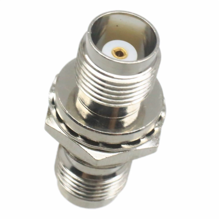TNC Female to Female Bulkhead RF Adapter 50 Ohm