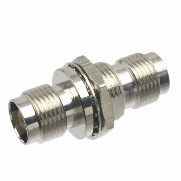 TNC Female to Female Bulkhead RF Adapter 50 Ohm