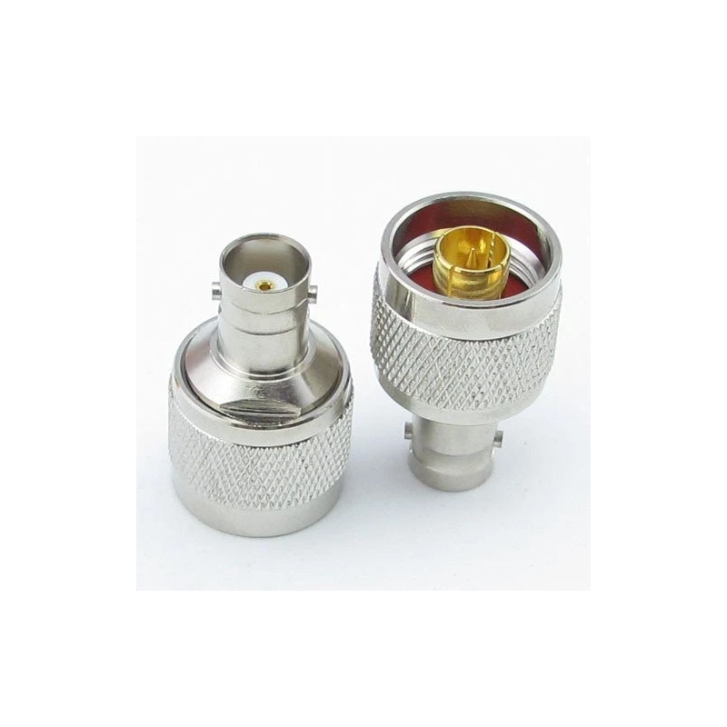 N Male Plug to BNC Female Jack Straight RF Adapter