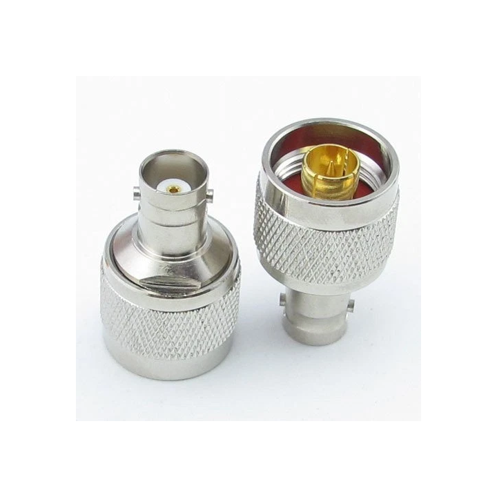 N Male Plug to BNC Female Jack Straight RF Adapter