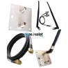 4G LTE Outdoor Antenna with Low-Loss Cable