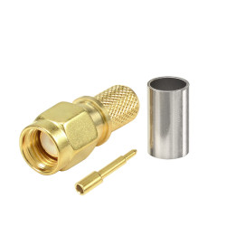 SMA Male Connector for LMR240 Cable 50 Ohm | Wassalat