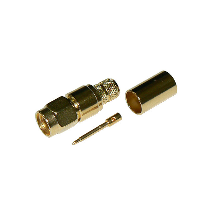 SMA Male Connector for LMR240 Cable 50 Ohm | Wassalat