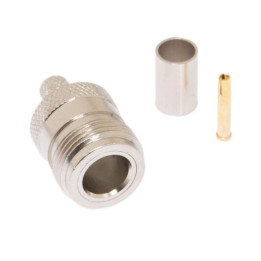 N Type Female Connector for LMR240 Cable