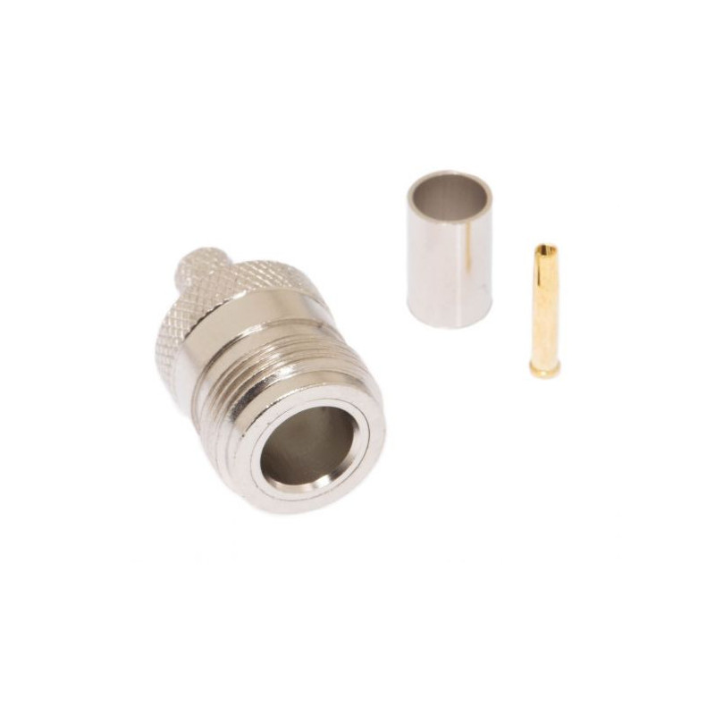 N Type Female Connector for LMR240 Cable