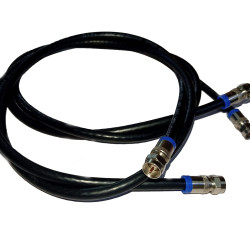 F Male to F Male RG6 Quad Shield 3GHz Cable