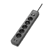 APC Essential SurgeArrest 5 Outlet 2 USB Ports Black 230V Germany PME5U2B-GR