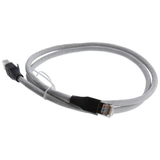 Wassalat Shielded Cat 6 Cable, RJ45 / RJ45 PVC Jacket, Gray